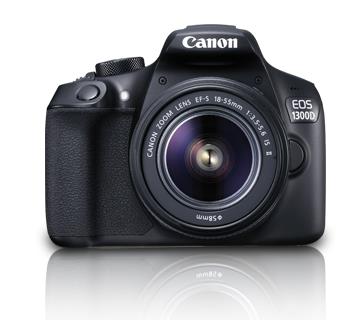 CANON Fotocamera reflex Canon EOS 1300D CMOS 18 mpx Wi-Fi NFC + obiettivo EF-S 18 - 55 mm 